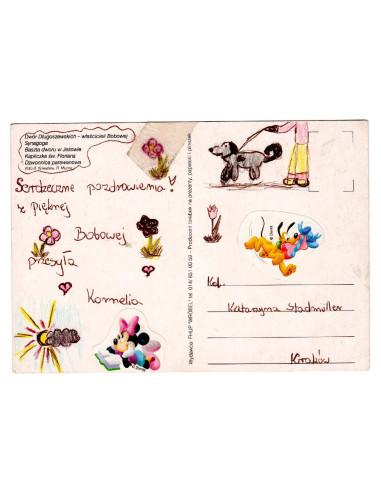Pocztówka Bobowa wieś
