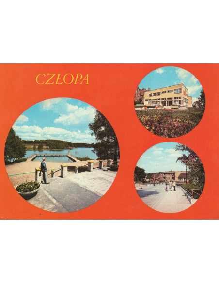 Pocztówka Człopa miasto