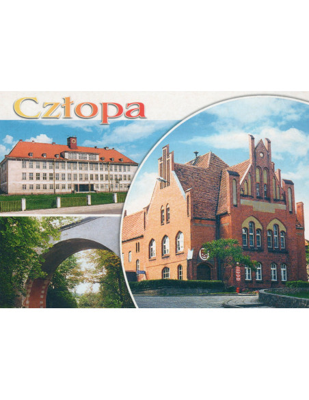 Pocztówka Człopa miasto
