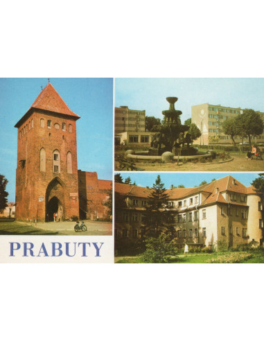 Pocztówka Prabuty miasto