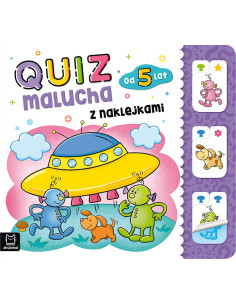Quiz malucha z naklejkami od 5 lat