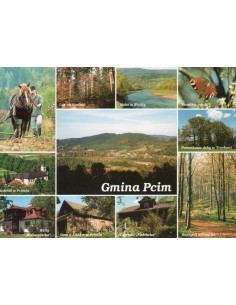Pocztówka Pcim Gmina