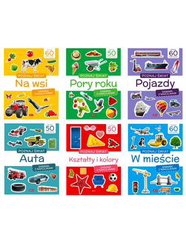 Zestaw Poznaj świat Zabawa z naklejkami