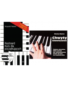 Zestaw Keyboard Kurs dla początkujących + Chwyty klawiszowe