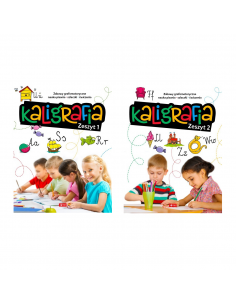 Zestaw Kaligrafia Zeszyt 1 i 2 Nauka pisania