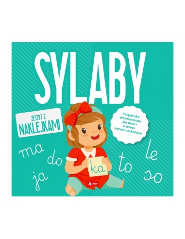 Sylaby Zeszyt z naklejkami