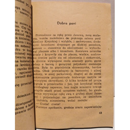 Orzeszkowa - A B C , Dobra Pani