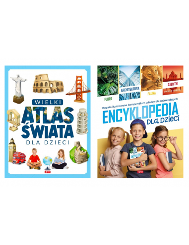 Zestaw Wielki Atlas i Encyklopedia dla dzieci