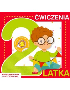 Ćwiczenia 2-latka z naklejkami