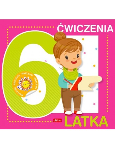 Ćwiczenia 6-latka z naklejkami