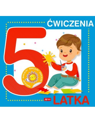 Ćwiczenia 5-latka z naklejkami