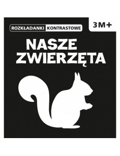 Rozkładanki kontrastowe Nasze zwierzęta