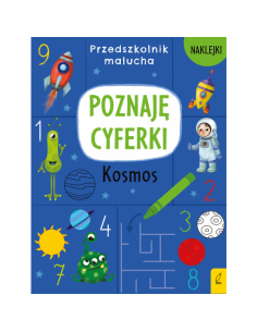 Przedszkolnik malucha Poznaję cyferki Kosmos