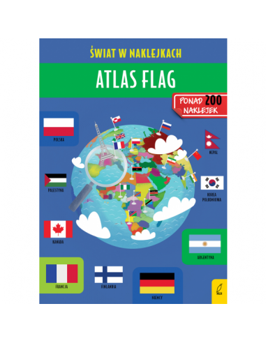 Świat w naklejkach Atlas flag