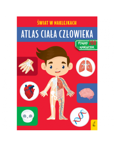 Świat w naklejkach Atlas ciała człowieka