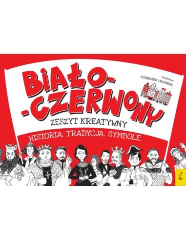 Biało-czerwony zeszyt kreatywny Historia Tradycja
