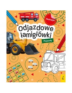 Odjazdowe łamigłówki z naklejkami Pojazdy