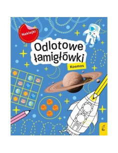 Odlotowe łamigłówki z naklejkami Kosmos