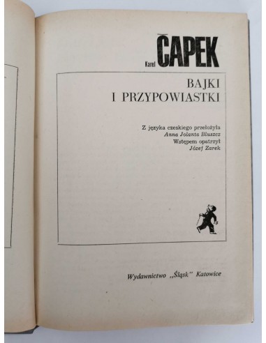 Capek - Bajki i przypowiastki