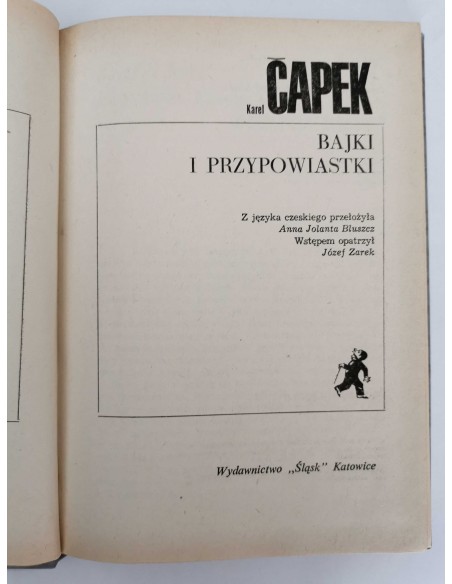 Capek - Bajki i przypowiastki
