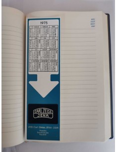Kalendarz Carl Zeiss Jena 1975 2