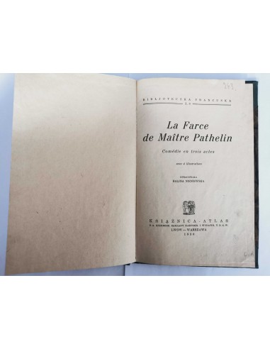 La Farce de Maitre Pathelin