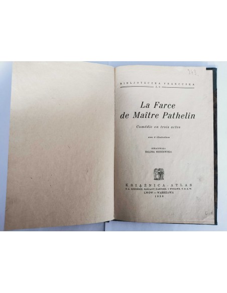 La Farce de Maitre Pathelin