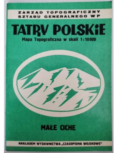Tatry Polskie Małe Ciche Mapa Topograficzna