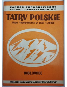 Tatry Polskie Wołowiec Mapa Topograficzna
