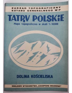 Tatry Polskie Dolina Kościeliska Mapa Topograficzna