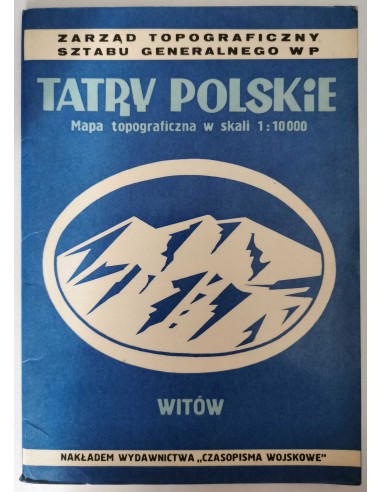 Tatry Polskie Witów Mapa Topograficzna