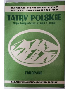 Tatry Polskie Zakopane Mapa Topograficzna