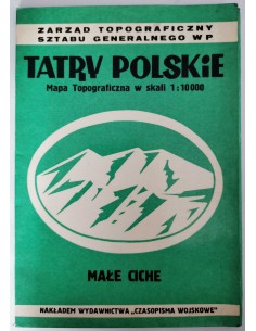 Tatry Polskie Małe Ciche Mapa Topograficzna