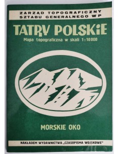 Tatry Polskie Morskie Oko Mapa Topograficzna