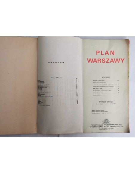 Plan Warszawy 1971
