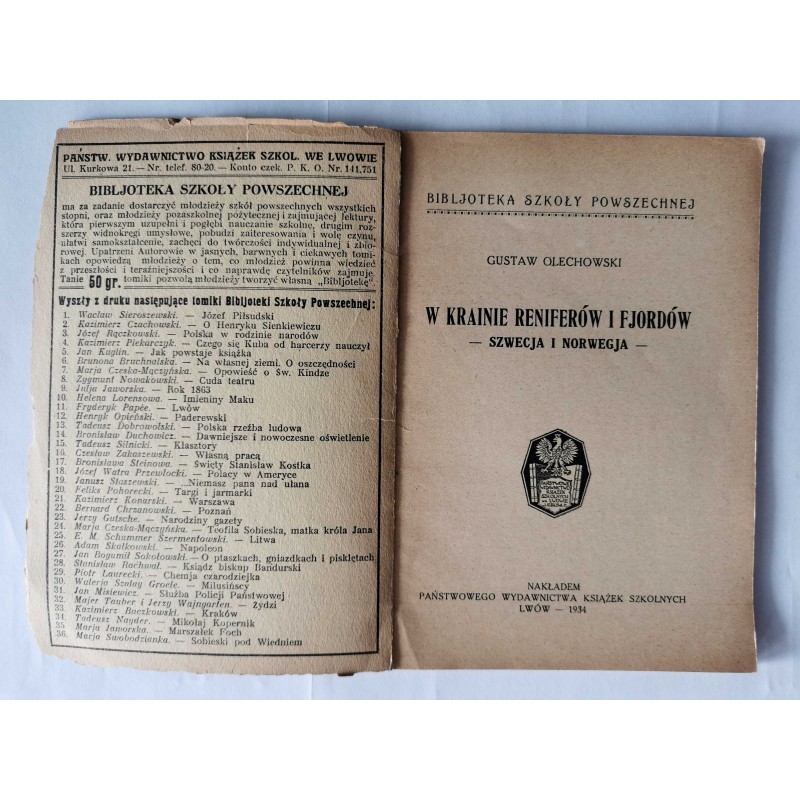 Olechowski - W krainie Reniferów i Fjordów 1934