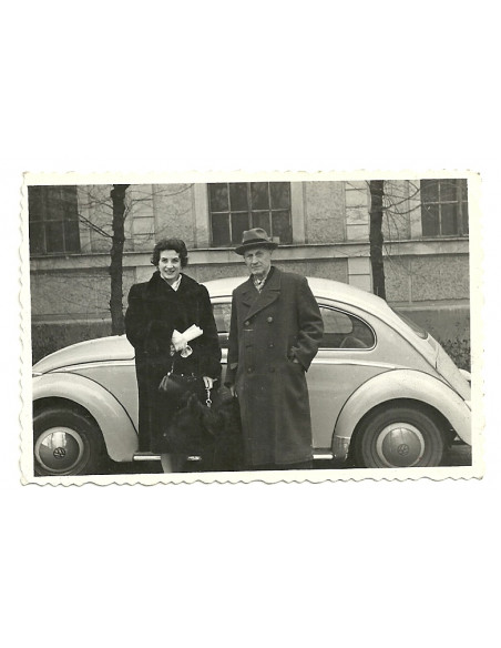 Para z psem Volkswagen Garbus