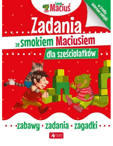 Zadania ze smokiem Maciusiem dla sześciolatków
