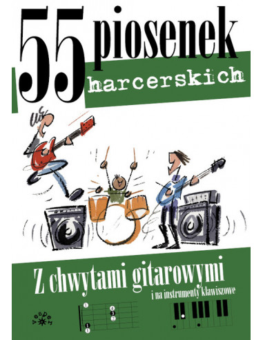 Zestaw 55 Piosenek z chwytami gitarowymi