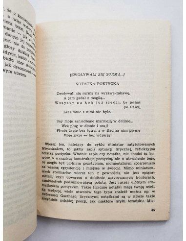 Głowiński - Wiersze Bolesława Leśmiana
