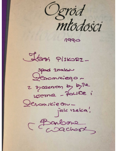 Wachowicz - Ogród młodości AUTOGRAF