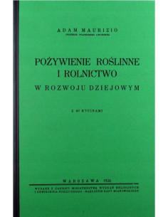 Pożywienie roślinne i rolnictwo w rozwoju dziejowym