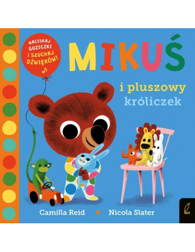 Książka dźwiękowa Mikuś i pluszowy króliczek
