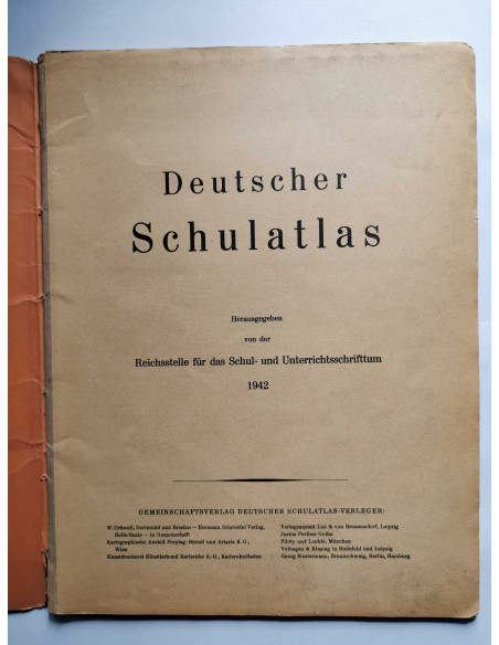 Deutscher Schul Atlas 1942