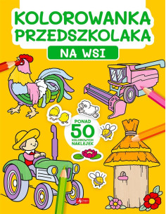 Kolorowanka przedszkolaka Na wsi