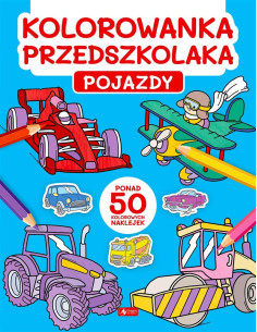 Kolorowanka przedszkolaka Pojazdy