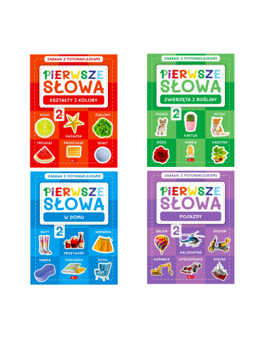 Zestaw Pierwsze słowa Zabawa z fotonaklejkami