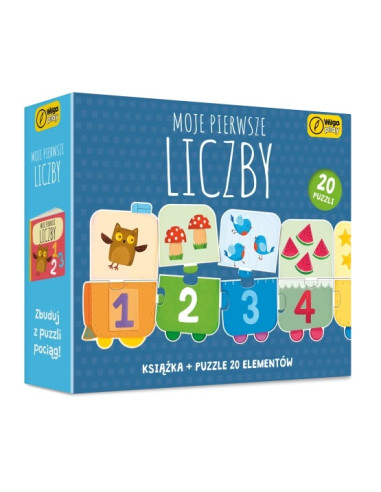 Moje pierwsze liczby Puzzle + książka