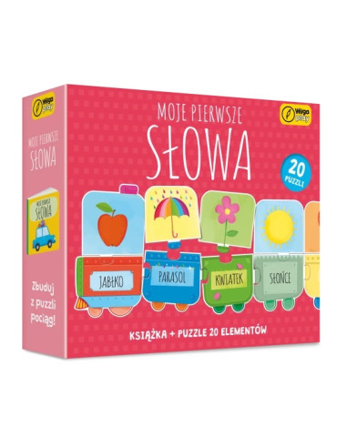 Moje pierwsze słowa Puzzle + książka