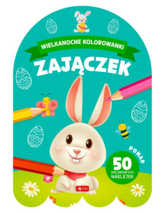 Wielkanocne kolorowanki Zajączek